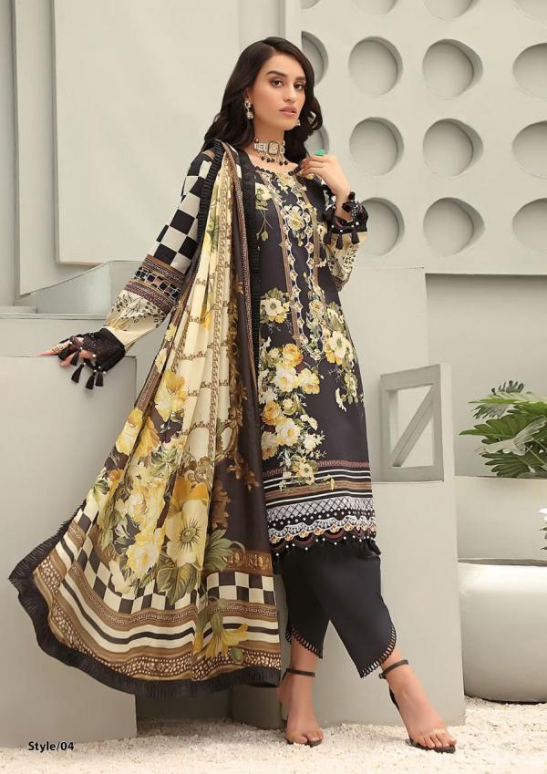 Al Karam Queens Court Cambric Cotton Dress Material Collection